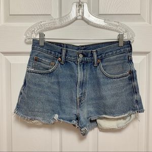 Levi’s High Rise Denim Shorts